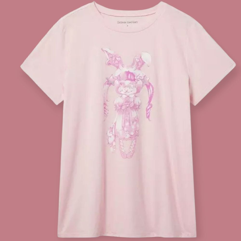5X 28W Torrid Pink Melanie Martinez Tee Classic Fit Band Tee Almond Blossom NWT